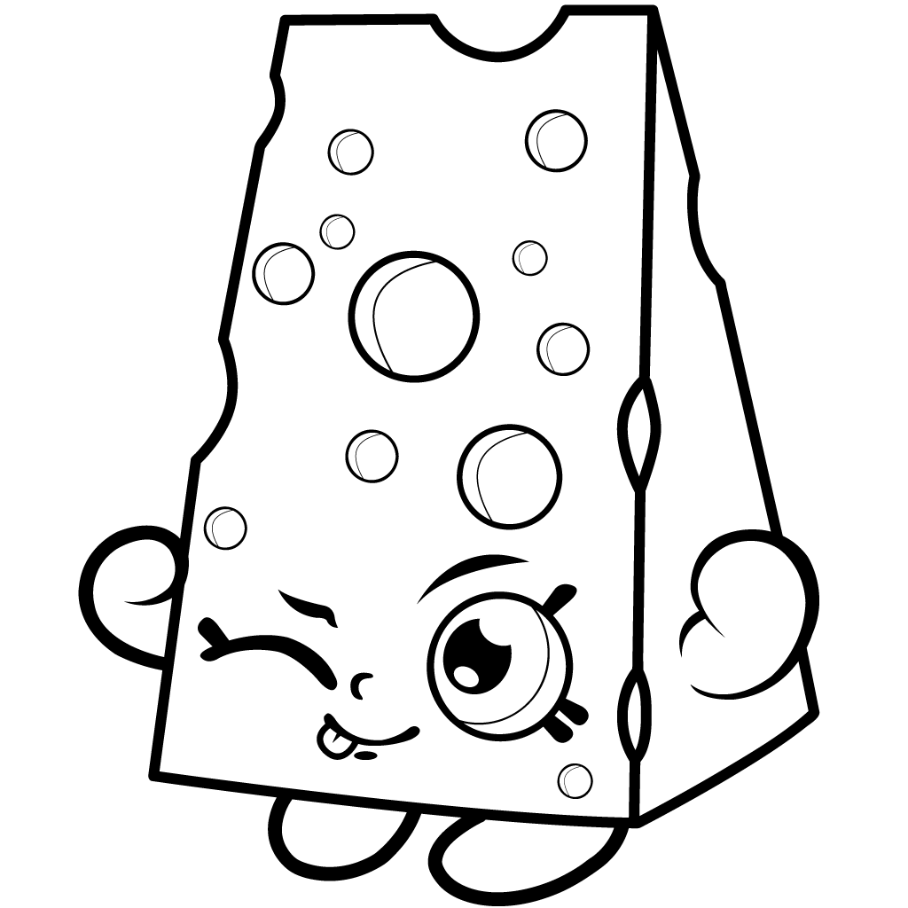 Shopkins Coloring Pages Rocks Chee Zee Print