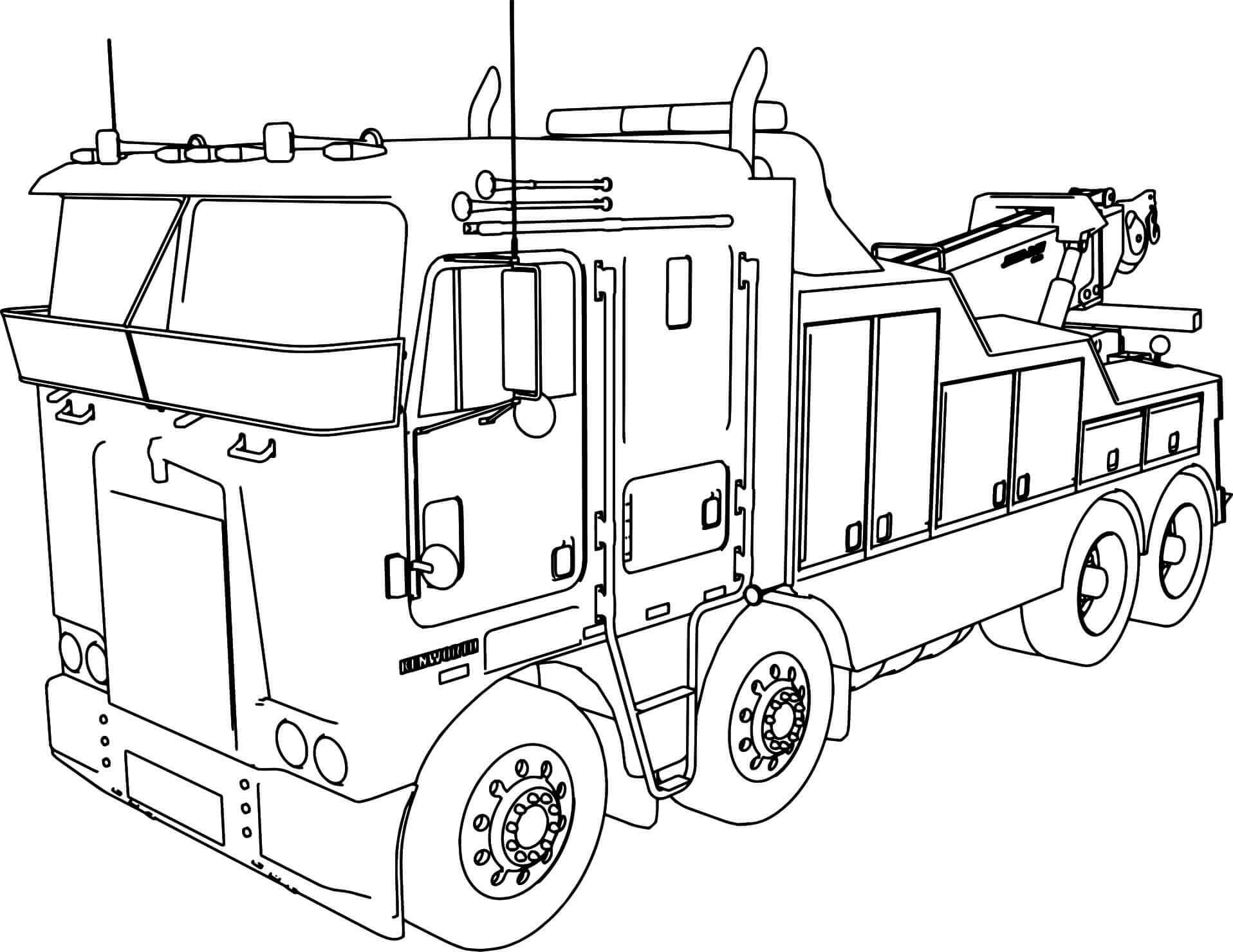 Truck Coloring Pages coloring rocks
