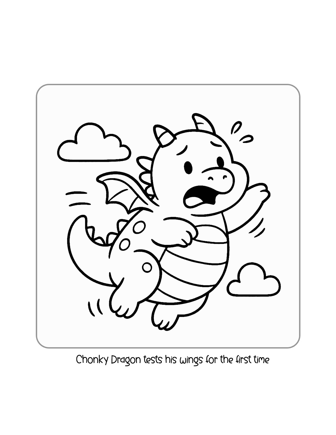 03 Chonky Dragon Tests His Wings