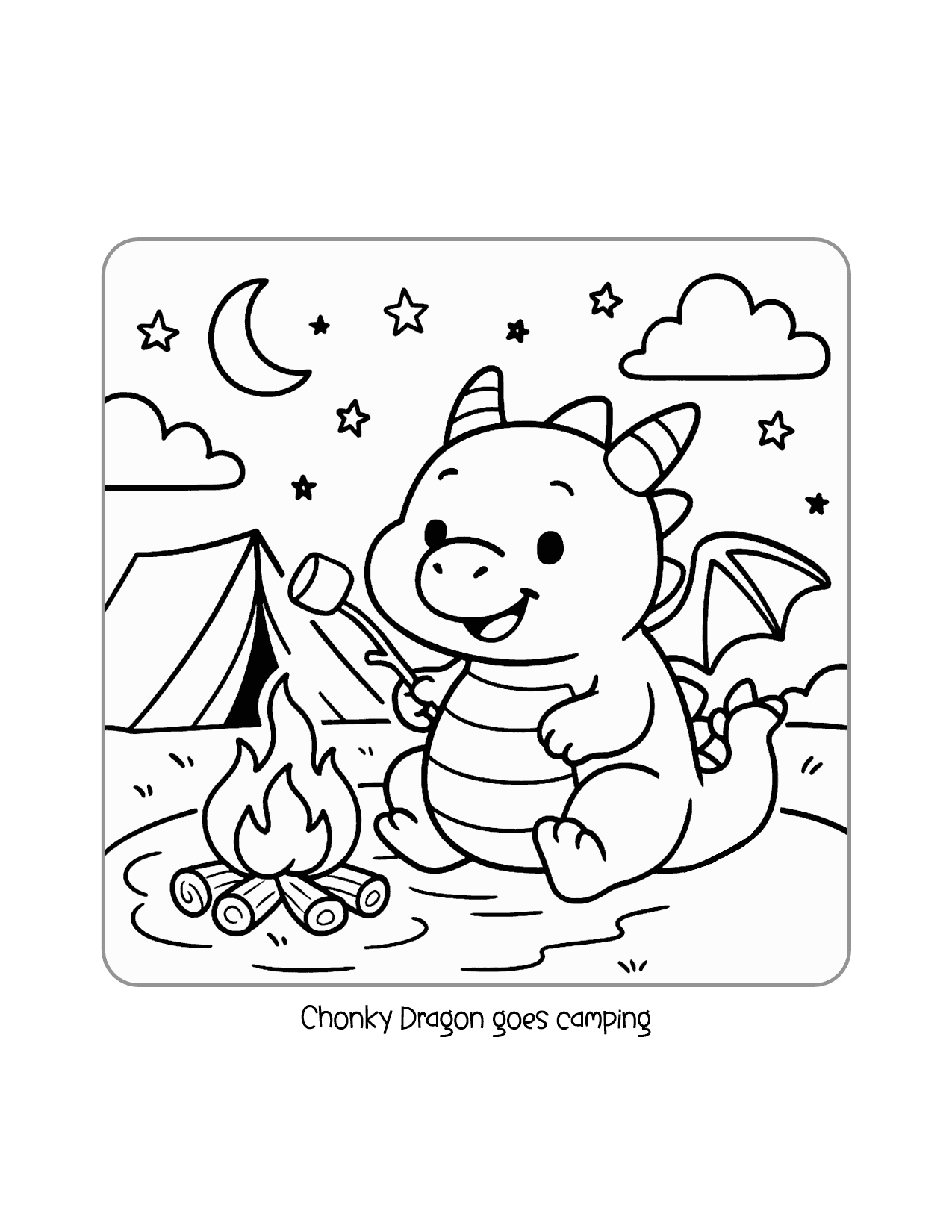 17 Chonky Dragon Goes Camping