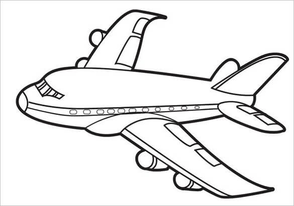 Airplane Coloring Pages For Boys