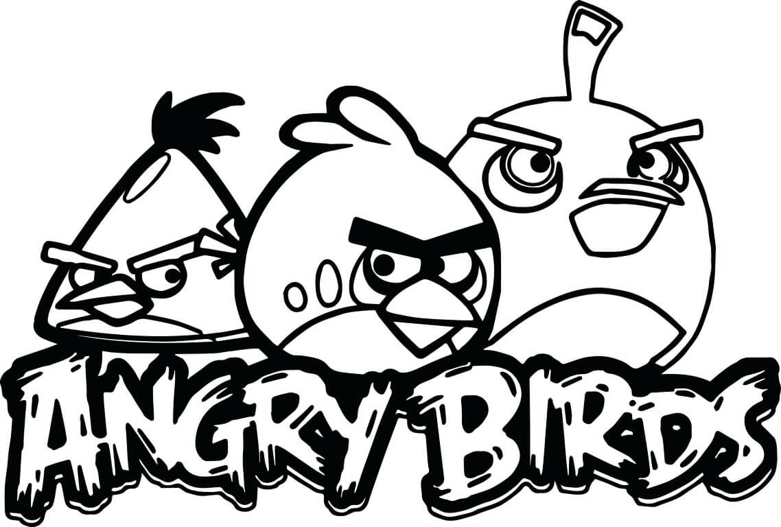 Angry Birds Coloring Pages Free Printables 1