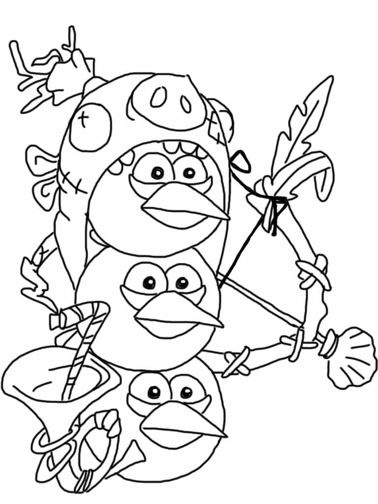 Angry Birds Coloring