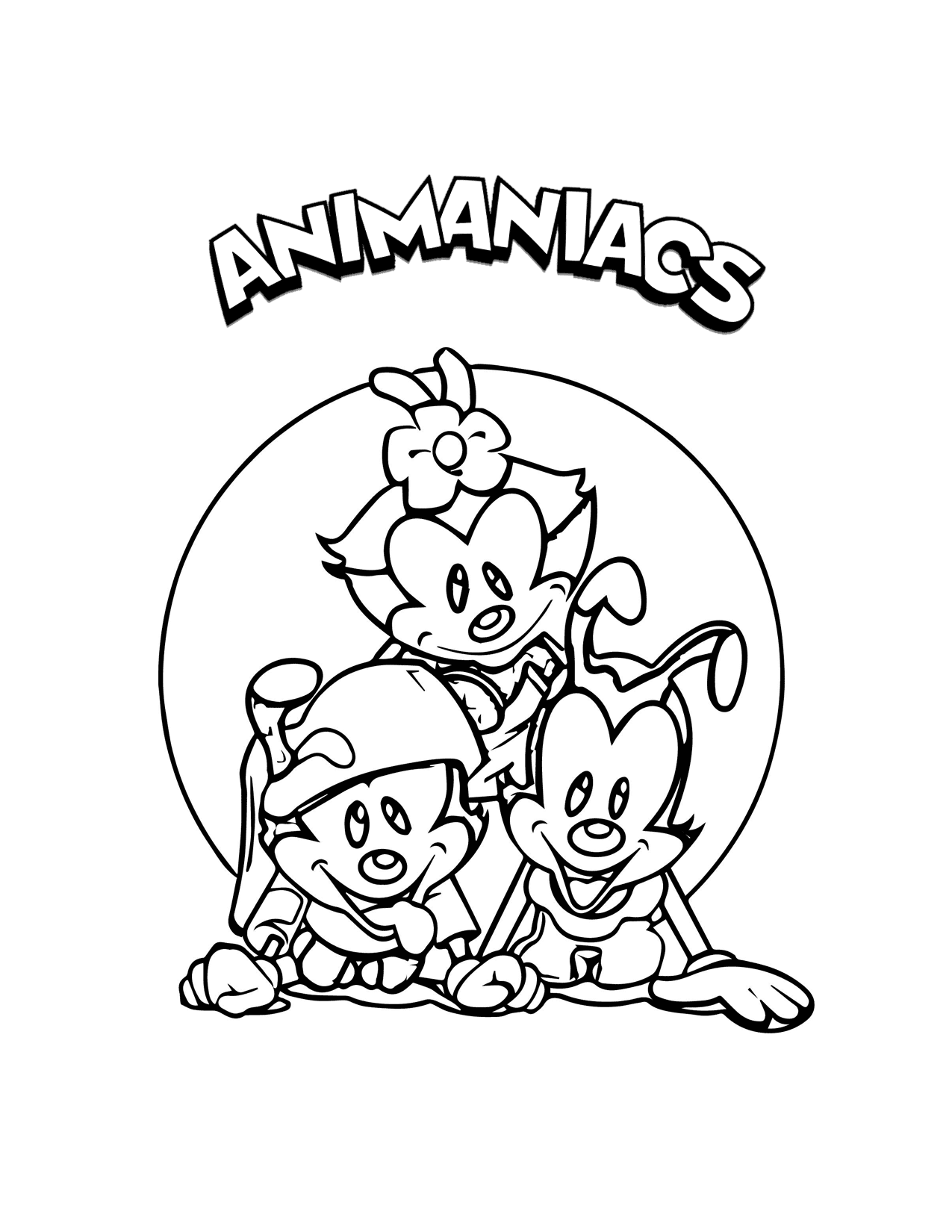 Animaniacs Coloring Page