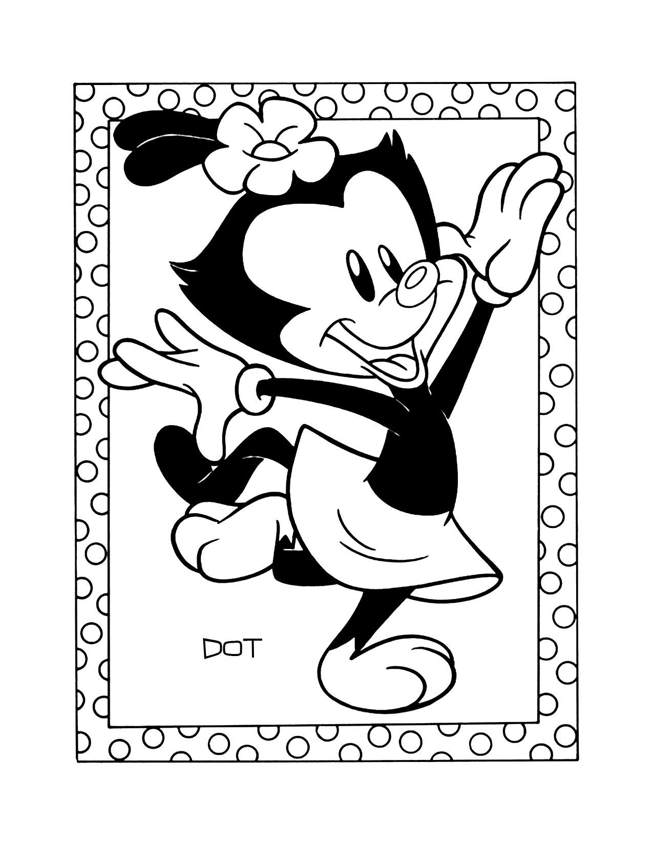 Animaniacs Dot Coloring Pages
