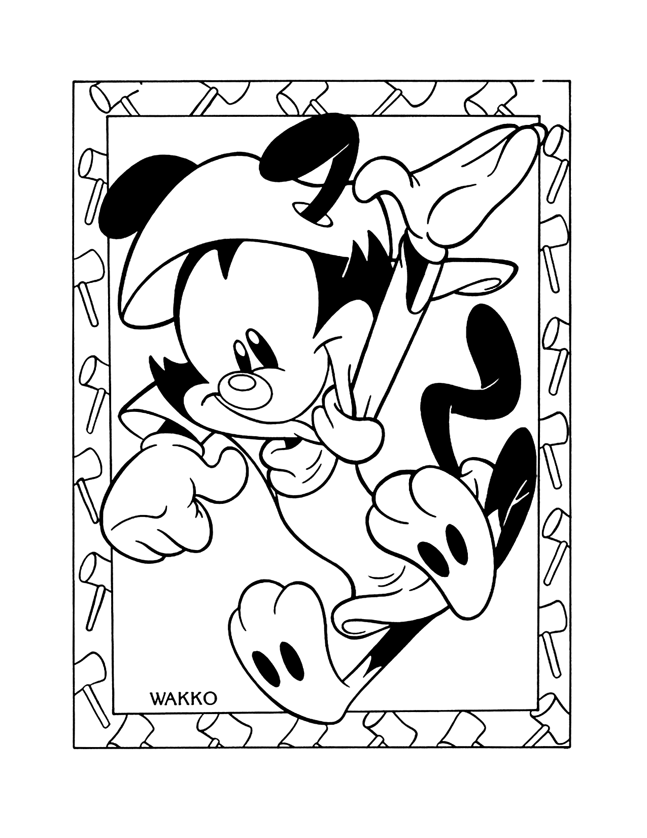 Animaniacs Wakko Coloring Pages