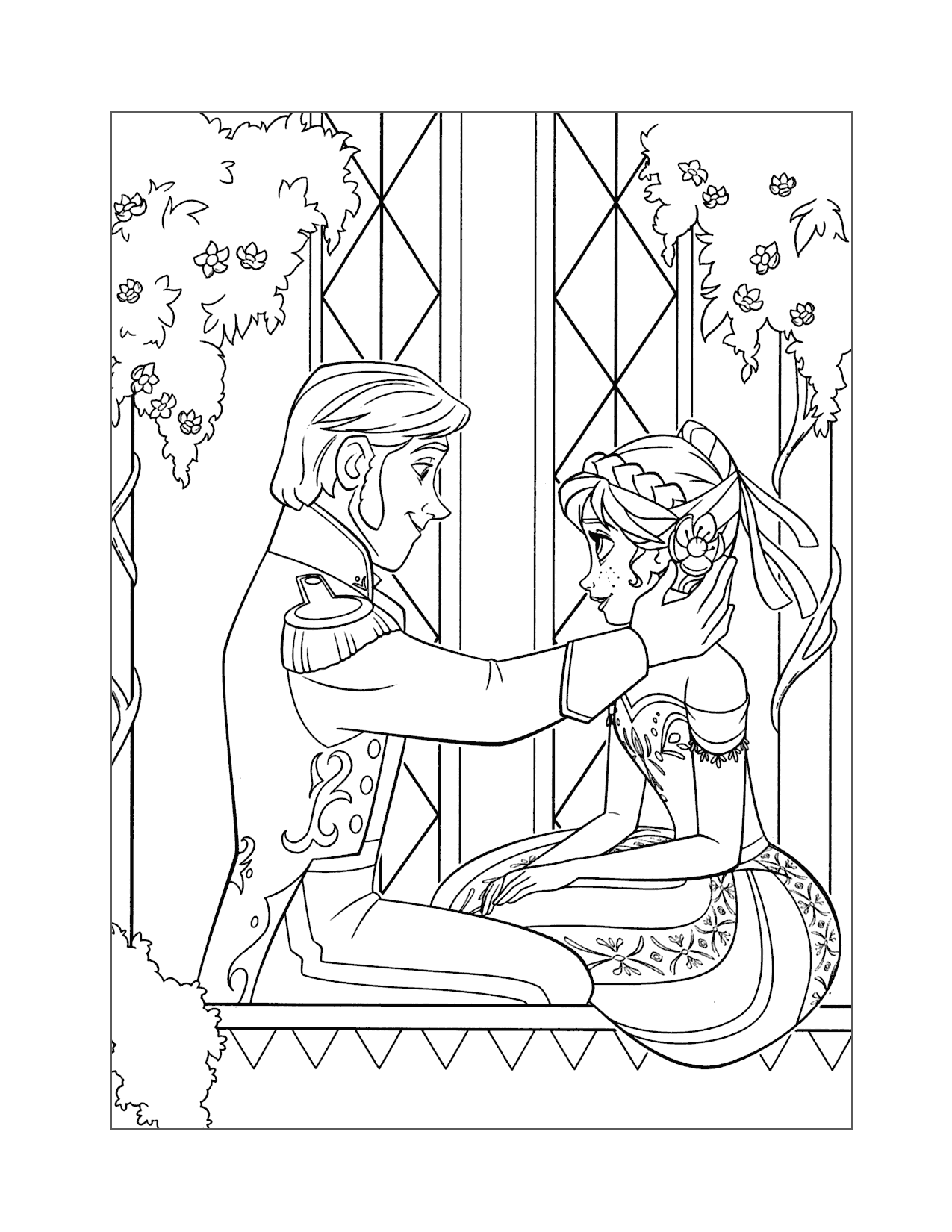 Anna And The Bad Hans Coloring Page