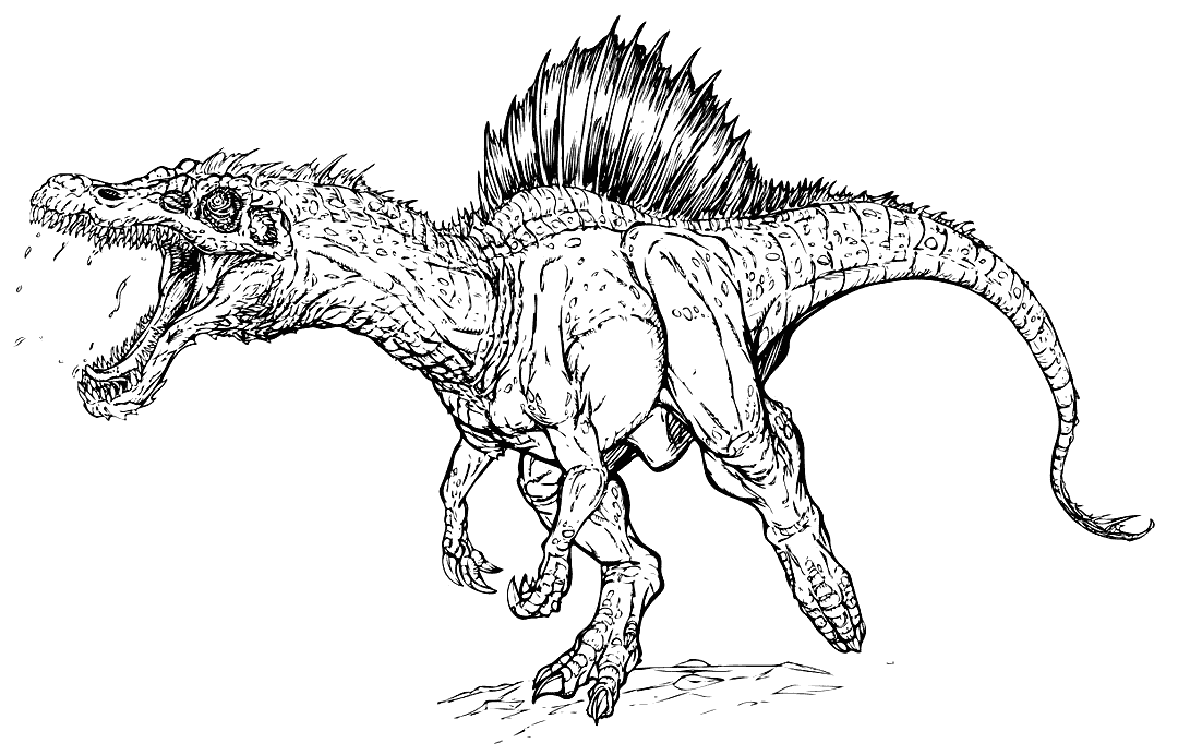 Awesome T Rex Coloring Pages