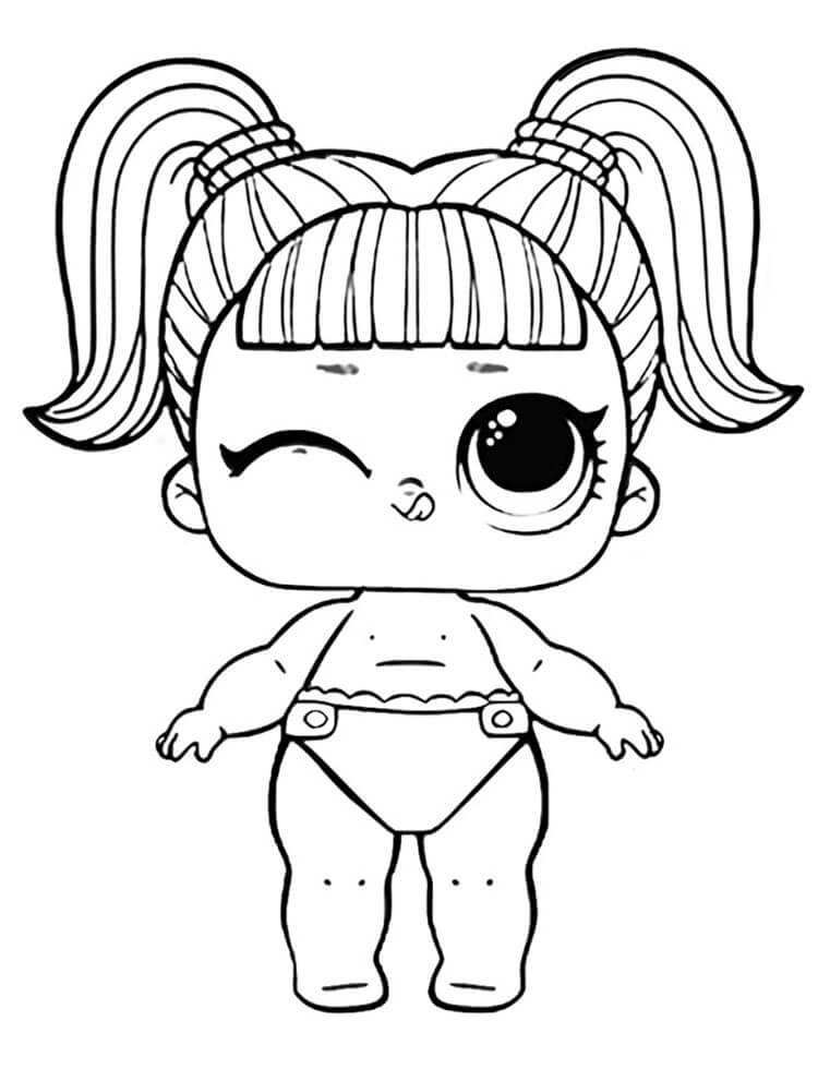 Baby Lol Doll Coloring Pages