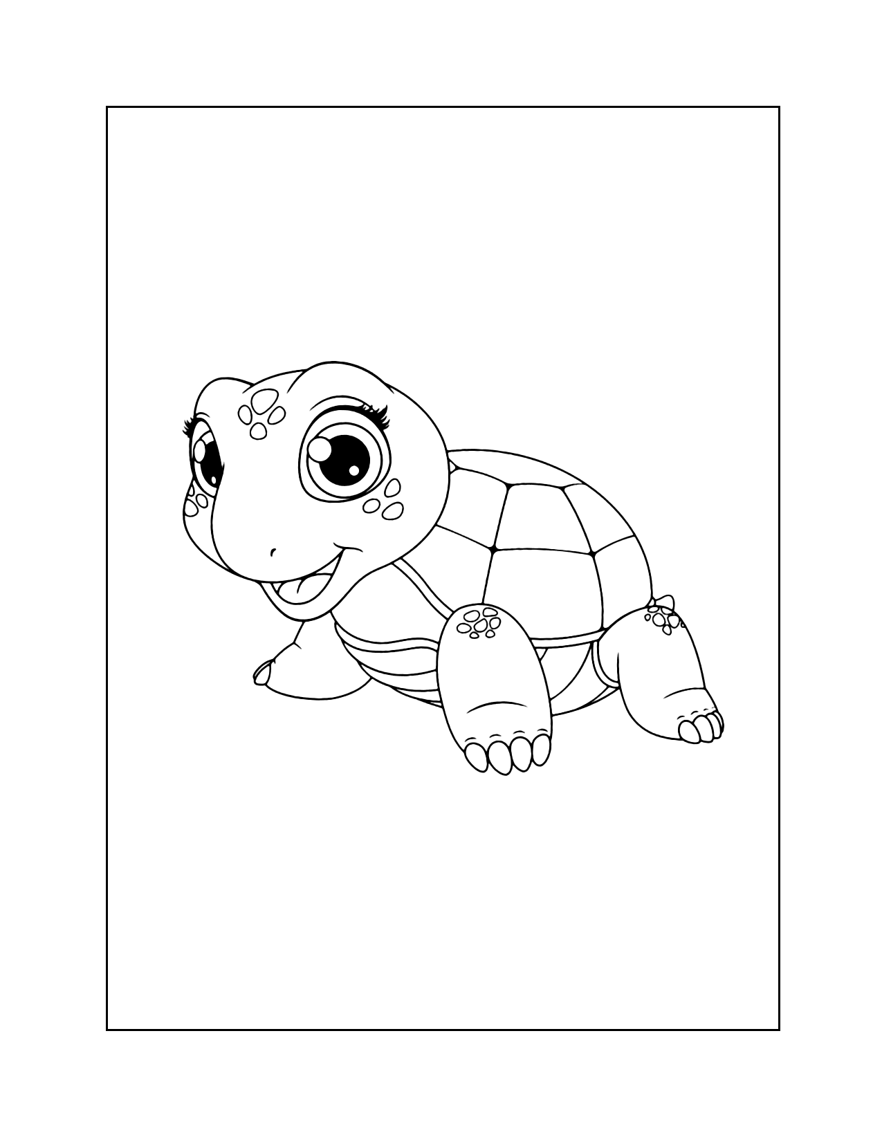 Baby Turtle Coloring Pages