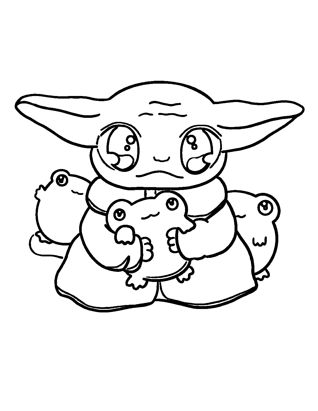 Baby Yoda Coloring Pages Cute - Baby Yoda Coloring Page 50 Best Pictures Free Printable - Stay tooned for more free drawing lessons by: