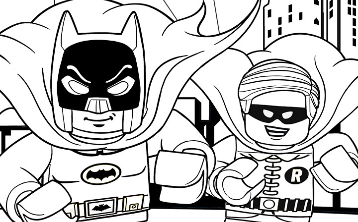 Batman Lego Coloring Pages