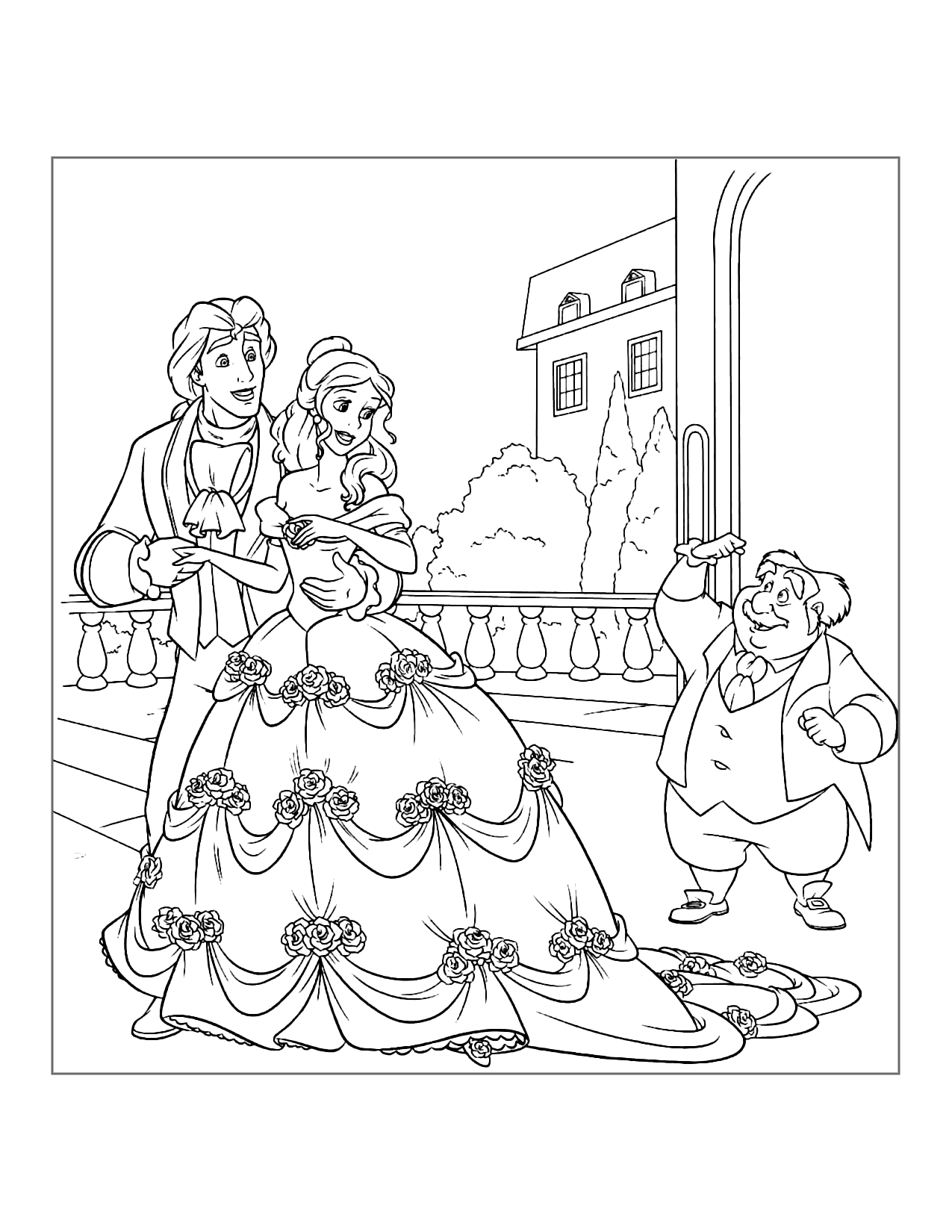 Beauty And The Beast The Curse Is Broken Coloring Page