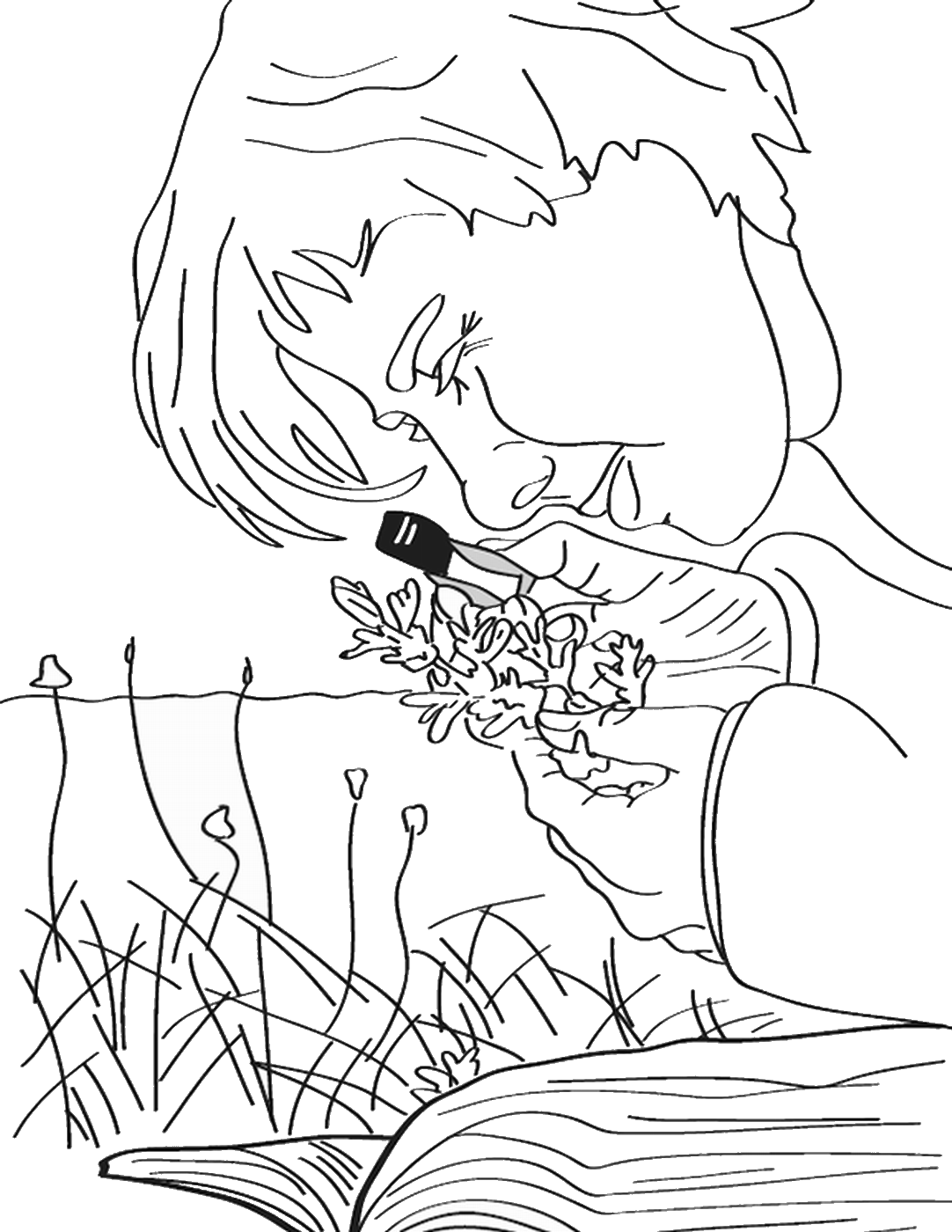 Botany Coloring Page