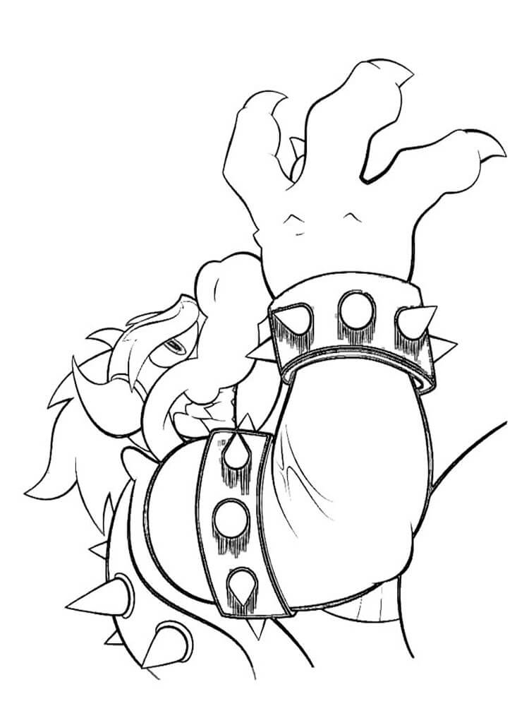 Bowser Art Mario Coloring Pages