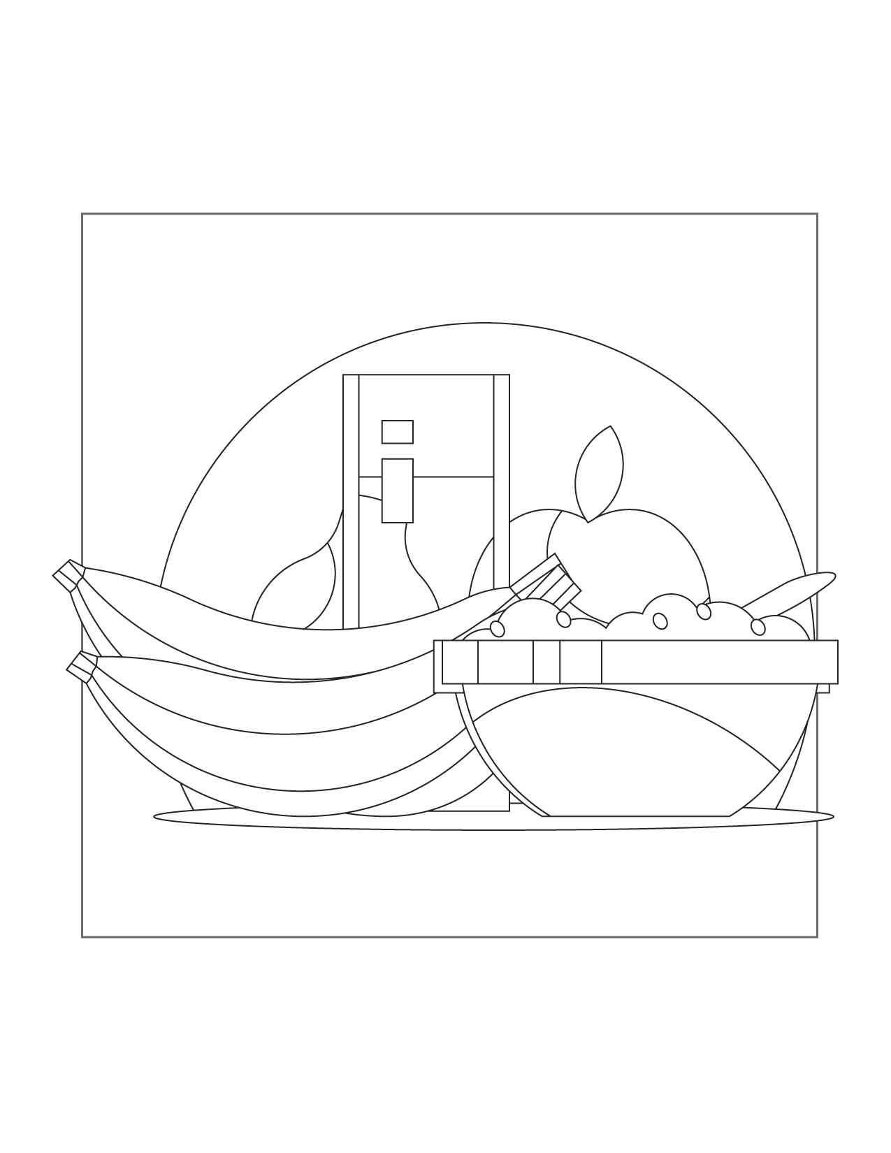 Breakfast Coloring Pages