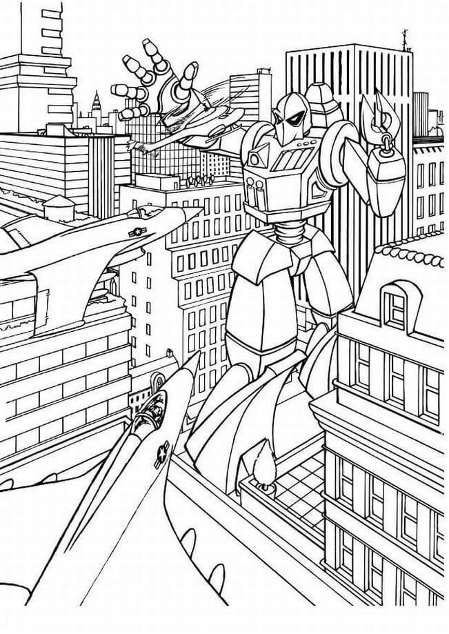 Bumblebee Transformers Coloring Pages 05