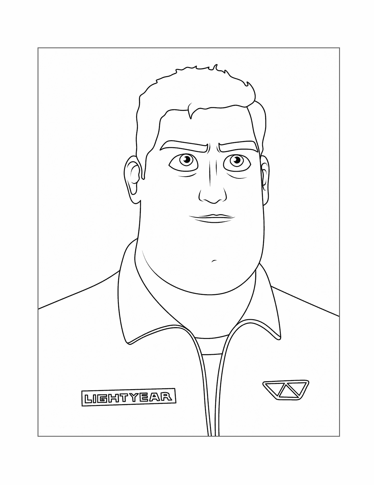 Buzz Lightyear Movie Coloring Page