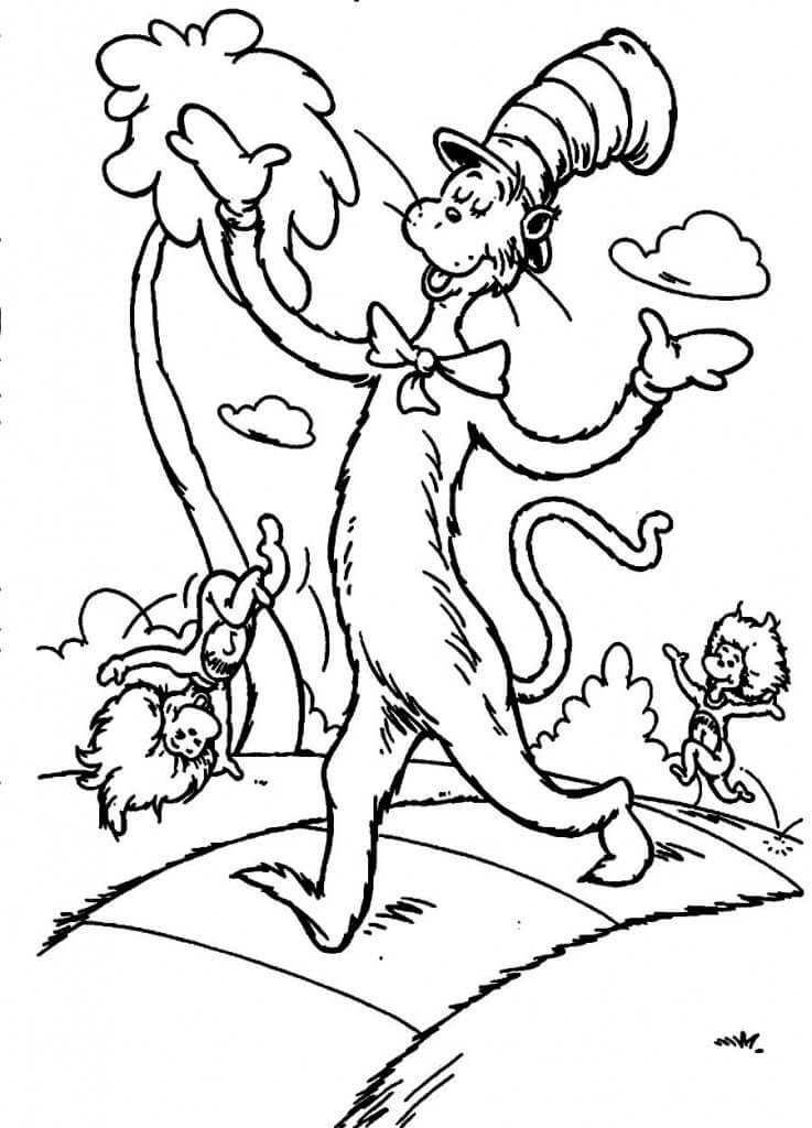 Cat In The Hat Coloring Pages2