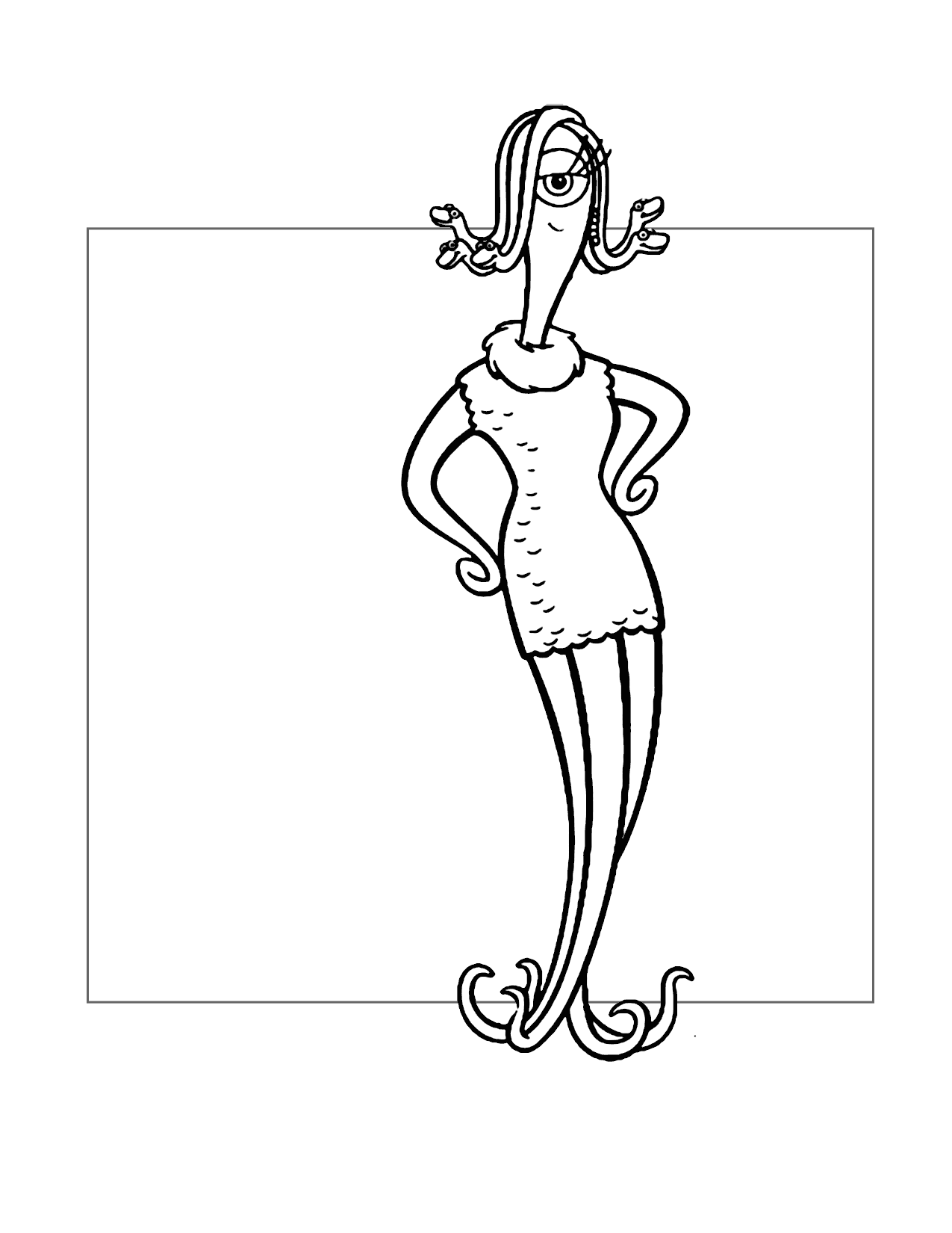 Celia Monsters Inc Coloring Page