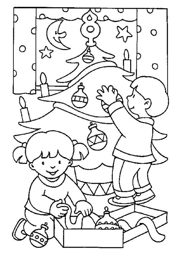 Christmas Coloring Pages - Tree