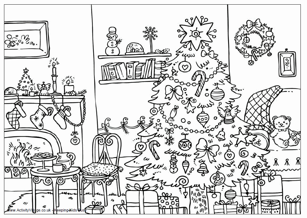 Christmas Coloring Pages For Adults2