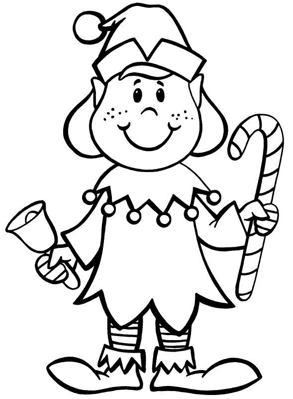 christmas elf coloring pages – coloringrocks