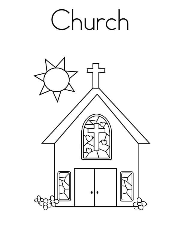 Church Coloring Pages – Printable Coloring Pages