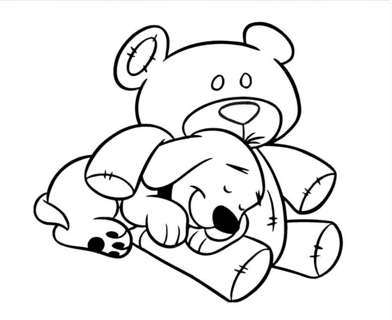Cliffords Teddy Dog Coloring Pages