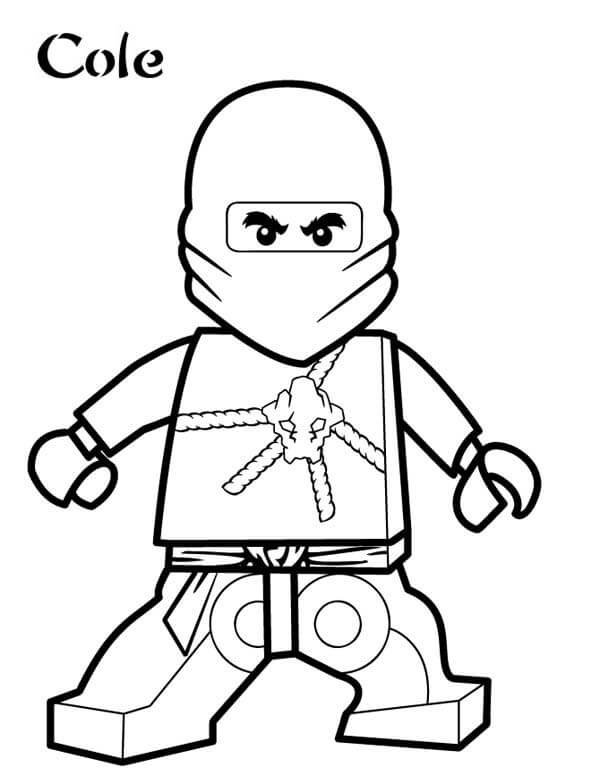 Cole - Ninjago Coloring Pages