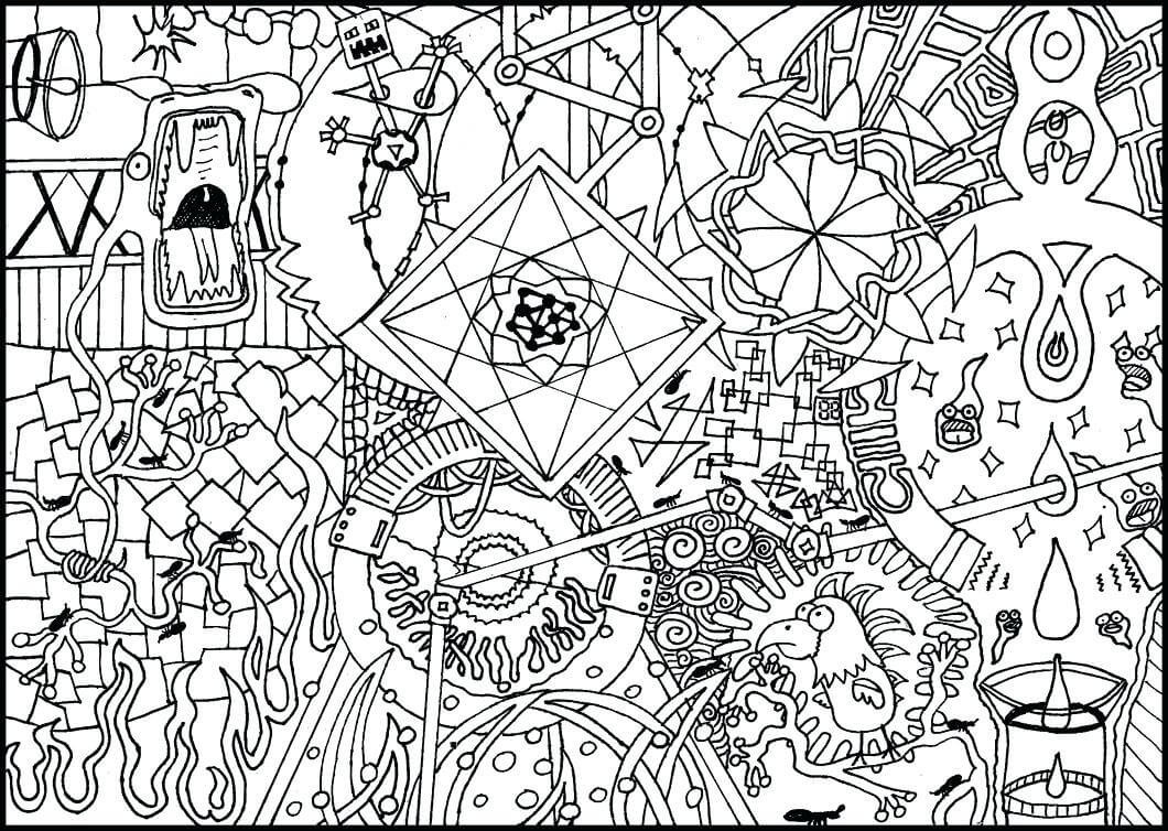Cool Art Coloring Page