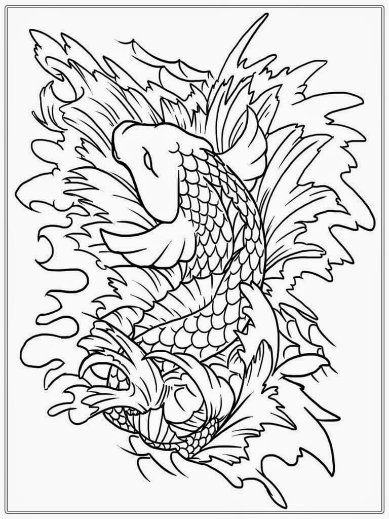 Cool Fish Coloring Pages Fr Adults