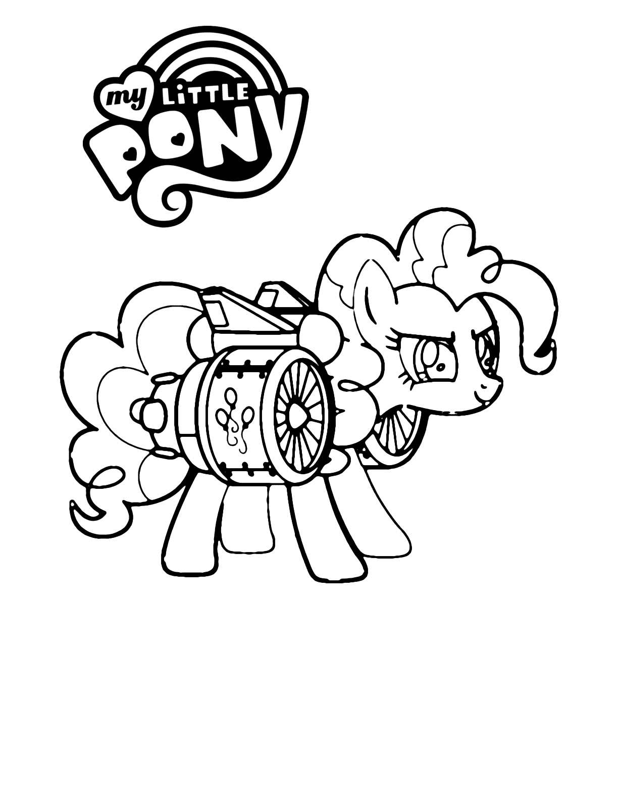 Cool Pinkie Pie Coloring Pages