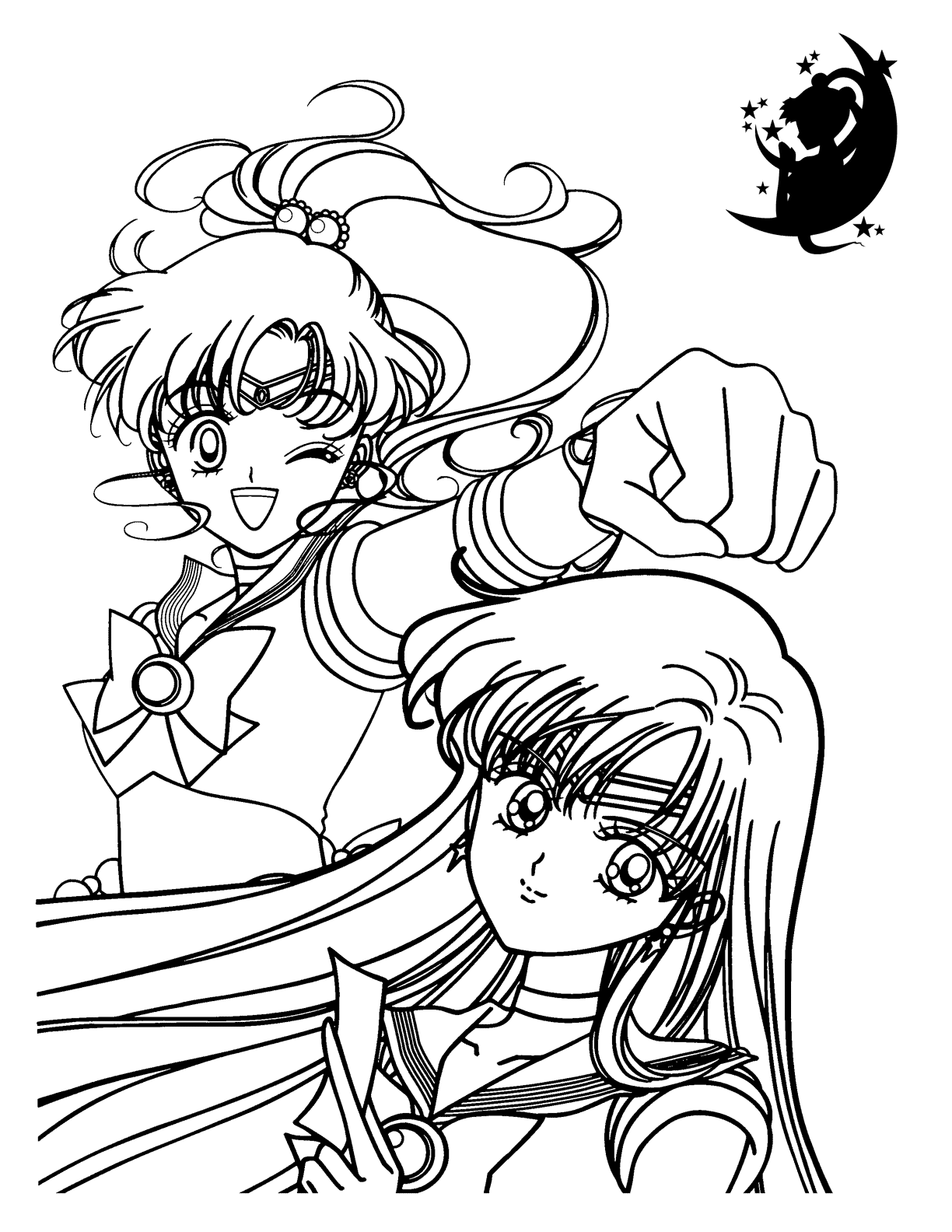 Cool Sailor Moon Coloring Pages