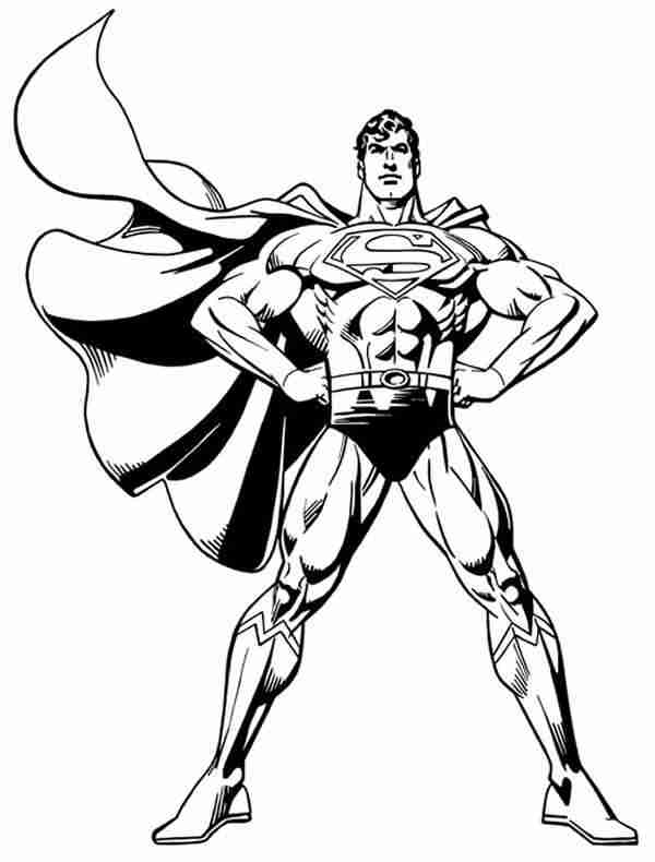 Cool Superman Coloring Pages2