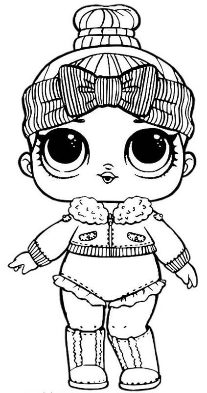 Cozy Lol Doll Coloring Pages