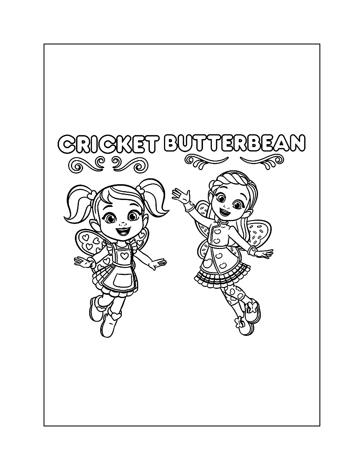 Cricket And Butterbean Coloring Pages