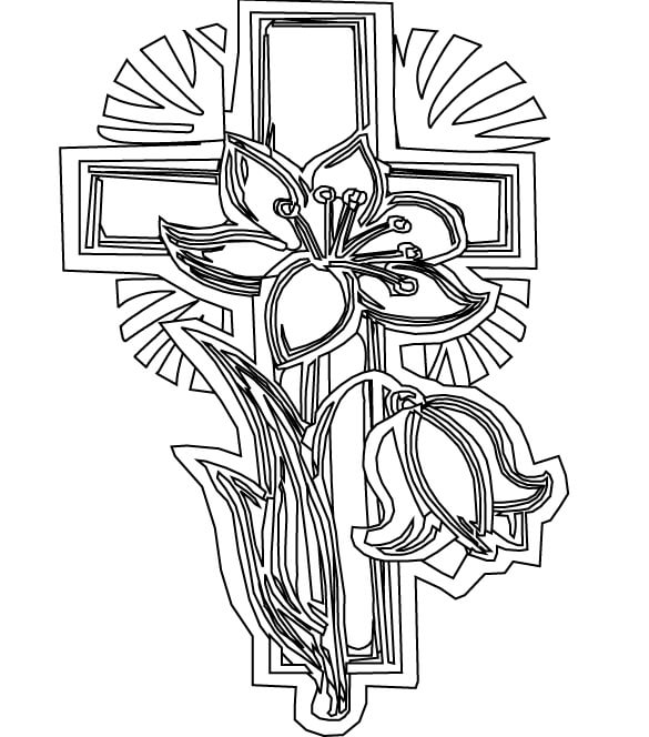 Cross Coloring Pages – Printable Coloring Pages