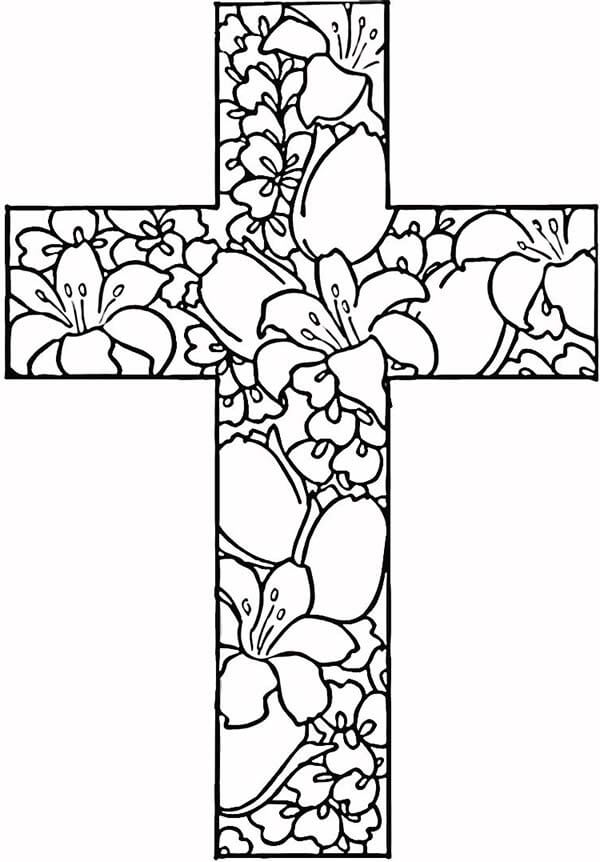 Coloring Pages Of The Cross Coloring Pages