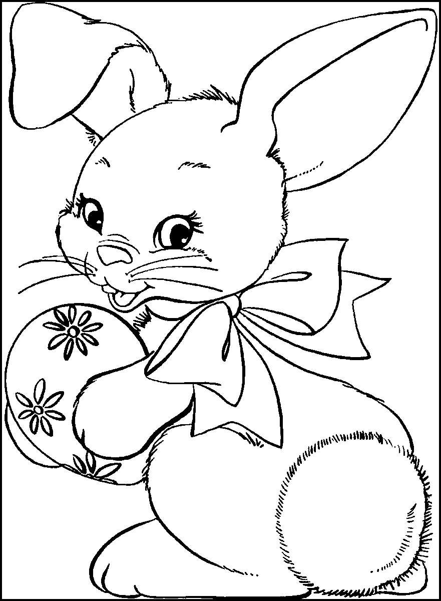 Cute Peter Rabbit Coloring Pages
