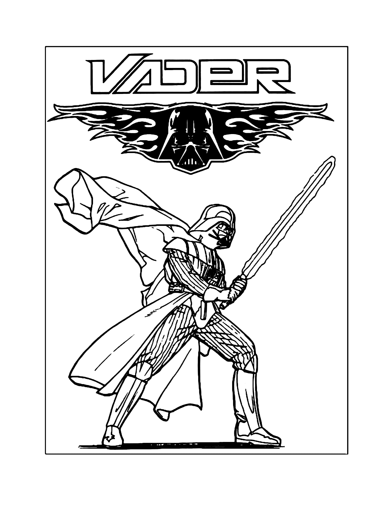 Darth Vader Coloring Page