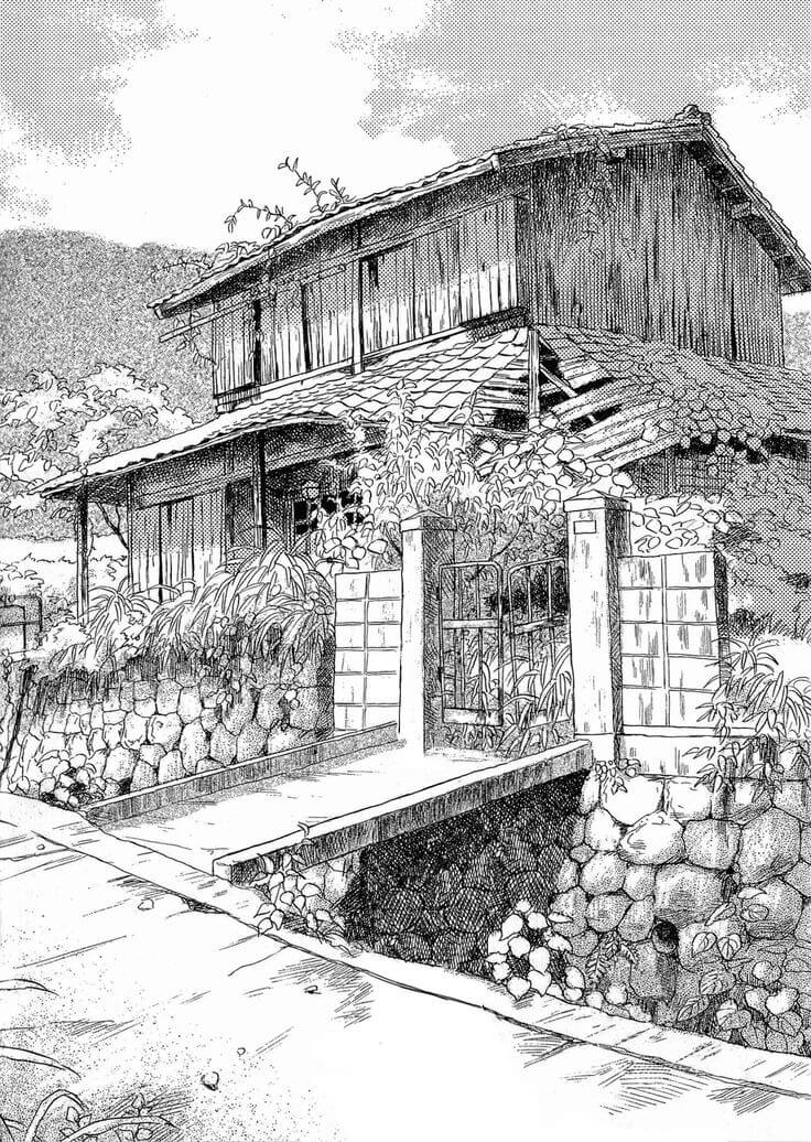 Detailed Farm Sketch To Color