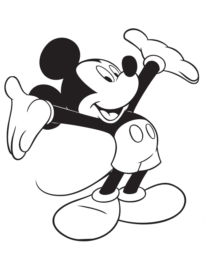 Disney Mickey Mouse Coloring Pages