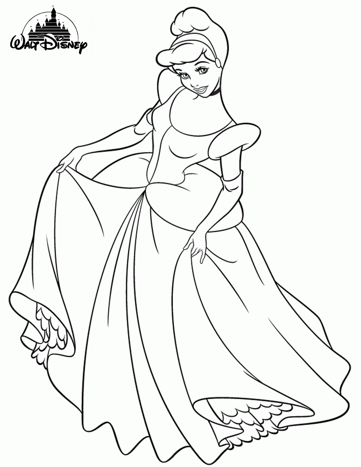 Disney Princess Coloring Pages – coloring.rocks