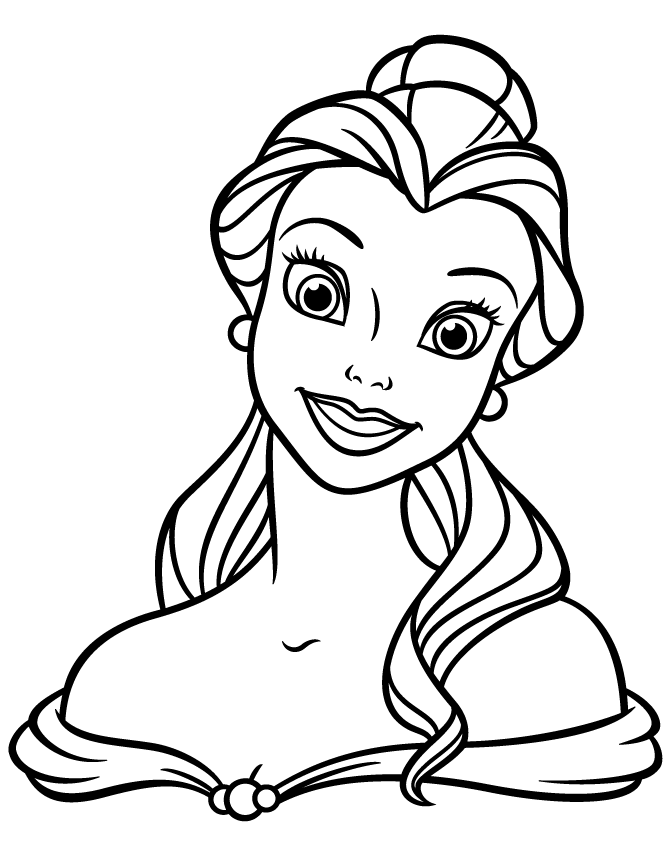Belle Coloring Pages – Printable Coloring Pages. FREE