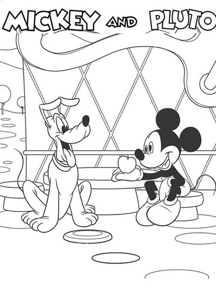 Disneys Mickey Mouse Coloring Pages