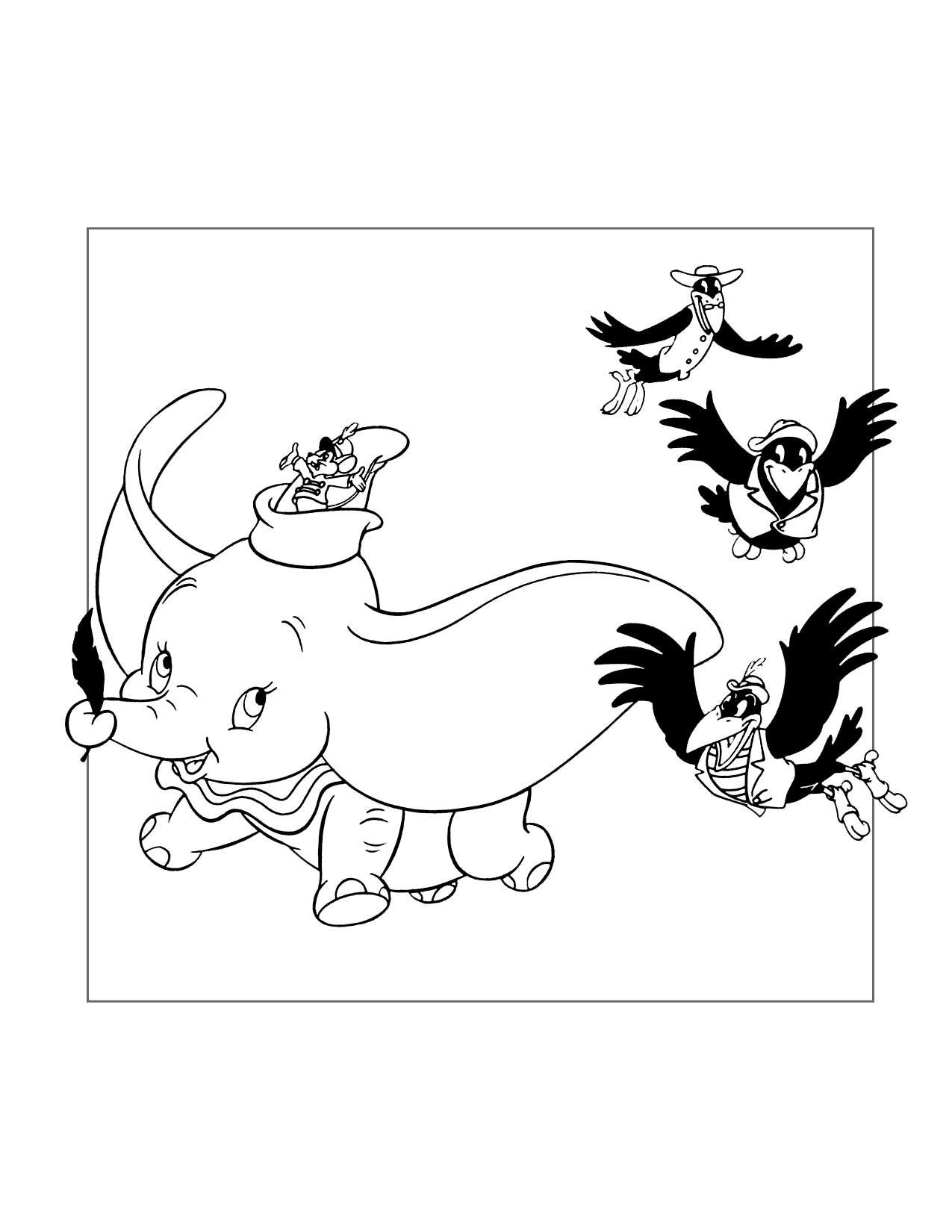 Dumbo Movie Coloring Pages