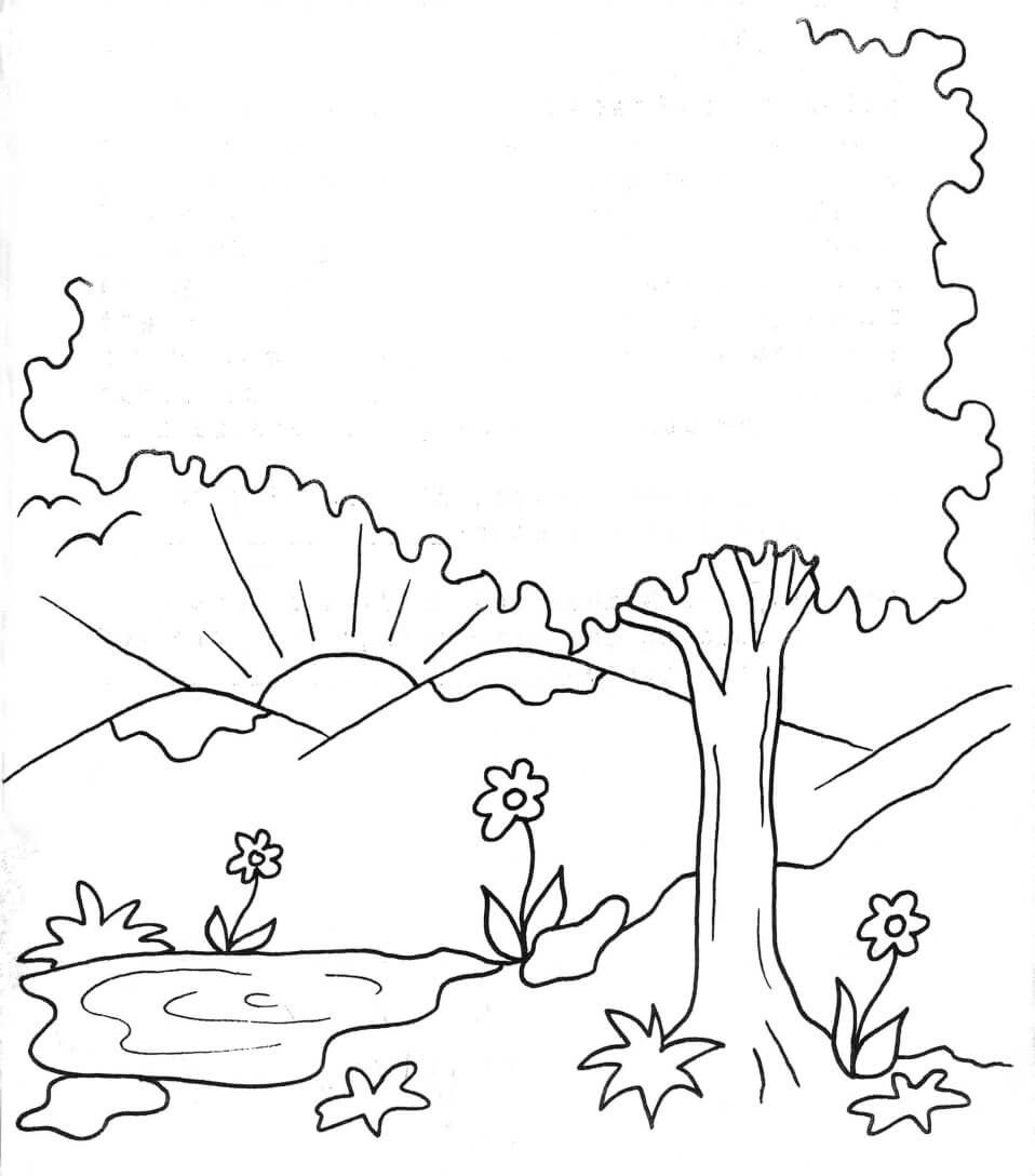 Earths Creation Coloring Pages