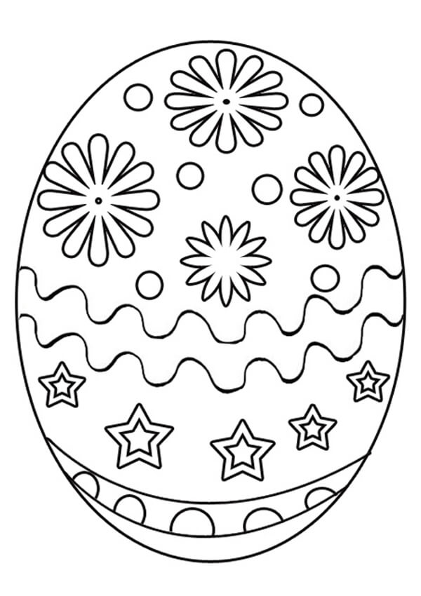 Easter Egg Coloring Pages