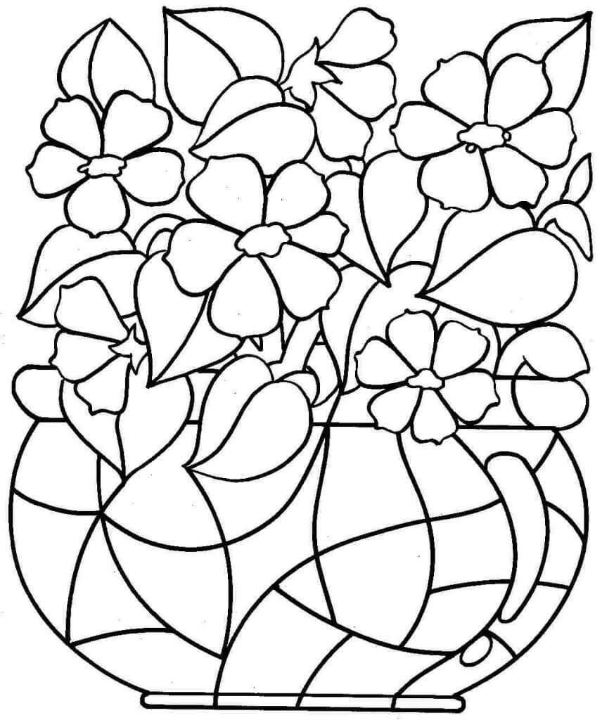 Free Coloring Pages Flowers